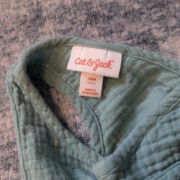 [SET OF 2] NWOT gauze dresses bow back with diaper covers - Picture 3 of 6